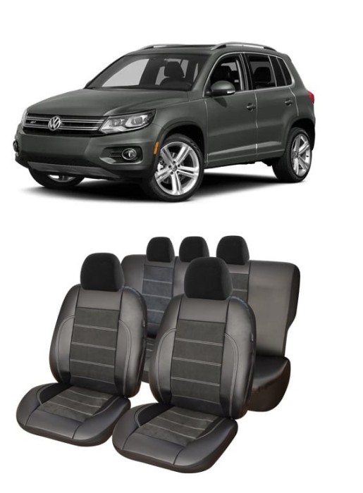 Huse scaune auto piele Alcantara Volkswagen Tiguan (2011-2015)