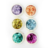 Set 6 bucati paiete decorative pentru unghii, bete, multicolor