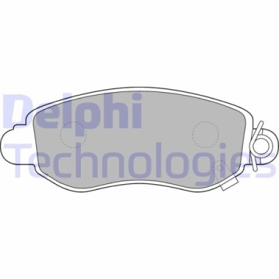 Delphi set placute frana, frana disc foto