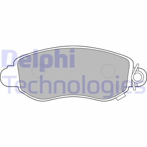 Delphi set placute frana, frana disc