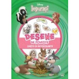Desene de poveste. Carte cu autocolante. Iepurasi/***