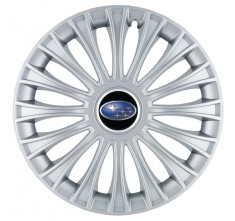 Set 4 capace roti pentru Subaru, model Dino Gray, R14