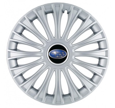 Set 4 capace roti pentru Subaru, model Dino Gray, R14 foto