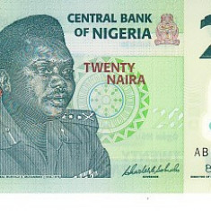 M1 - Bancnota foarte veche - Nigeria - 20 naira - 2006