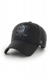 47brand șapcă NHL Anaheim Ducks culoarea negru, cu imprimeu H-MVPSP25WBP-BKG, 47 Brand