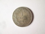 Belgia 1 Franc 1912 argint .835 in stare foarte buna