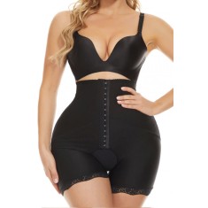 Chiloti modelatori Bella - Corset cu efect de subțiere, Negru - S/M, Negru