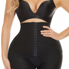 Chiloti modelatori Bella - Corset cu efect de subțiere, Negru - M-L, Negru