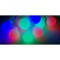 Instalatie Craciun Sir , Forme Mini Globuri, 20 LED-uri Multicolore , Cablu Transparent , 4 metri