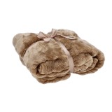 Cumpara ieftin Patura textil maro 200 x 220 cm