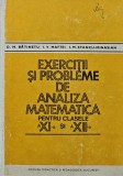 Exercitii si probleme de analiza matematica pentru clasele a 11-a si a 12-a - 1981 - D. M. Batinetu (V225)