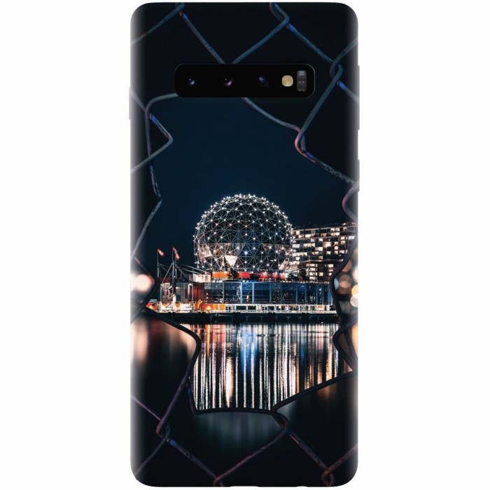 Husa silicon personalizata pentru Samsung Galaxy S10 Plus, Abstract Architectural Design