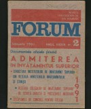 Cumpara ieftin FORUM - REVISTA UNIVERSITARILOR DIN ROM&Acirc;NIA - NR. 2, ANUL XXXIII FEBRUARIE 1991