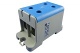 Clema terminala conexiune 1 pol albastra Cu-Al 4x95mm &sup2;, , , , , , , montare pe sina DIN 35mm 220A (Al) 245A ( Cu), Pollmann