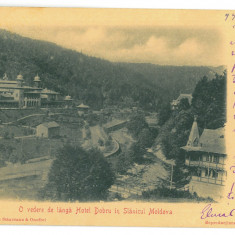 683 - SLANIC MOLDOVA, Bacau, Panorama, Romania - old postcard - used - 1905
