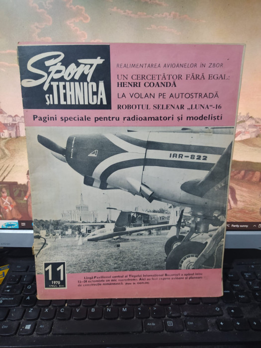 Sport și tehnică nr. 11 1970, Henri Coandă; Luna 16; Realimentarea &icirc;n zbor, 132