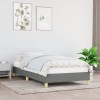VidaXL Cadru de pat fără saltea, gri &icirc;nchis, 100x200 cm, textil 346795