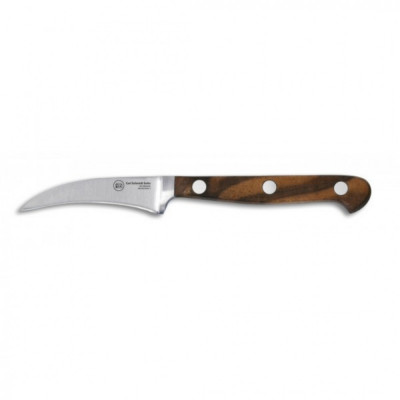 Cutit de curatat 7 cm inox HRC 58, maner lemn nuc, Tessin Carl Schmidt Sohn 036737 foto