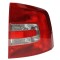 Stop spate lampa Skoda Octavia 2 (1Z3) 06.2004-12.2012 Model Liftback/Hatchback DEPO, partea Dreapta, fara suport becuri, 665-1909L-UE