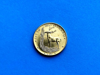 20 Lire 1972 Vatican-UNC-RAR-in realitate arata bine! foto