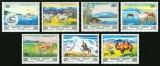 Mongolia 1983 - Seria Completă Peisaje, Faună și Provincii Mongole (Mongolian Landscapes &amp; Wildlife) 7 Valori MNH -MNG1