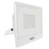 Reflector Led Smd 50w 6400k Ip65 Cu Senzor Miscare - Alb