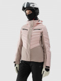 Geacă de schi 4FPro membrana Dermizax 20000 pentru femei - roz pudrat, 4F Sportswear