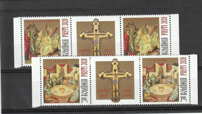 Romania Paste cu vinieta ,nr lista 2277d , Romania .