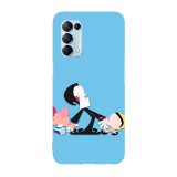 Husa compatibila cu Oppo A72 model Billy &amp;amp; Mandy annoying Grim, Silicon, TPU, Viceversa, Transparent, Carcasa