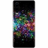 Husa silicon pentru Huawei P30, Rainbow Colored Soap Bubbles