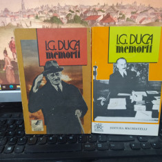 I.G. Duca, memorii, vol. 1 și 3, ediție Stelian Neagoe București 1992, 1994, 031