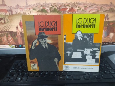 I.G. Duca, memorii, vol. 1 și 3, ediție Stelian Neagoe București 1992, 1994, 031 foto