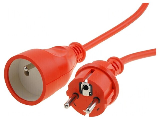 Prelungitor alimentare 30m portocaliu 3x1,5mm2