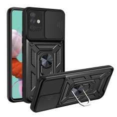 Husa Samsung Galaxy A51 4G protectie camera Techsuit CamShield Series, negru foto