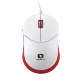 Mouse USB wired Serioux Rainbow 680 Rosu