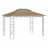Pavilion, gri taupe, 4x3x2,7 m, 160 g/m&sup2; GartenMobel Dekor, vidaXL