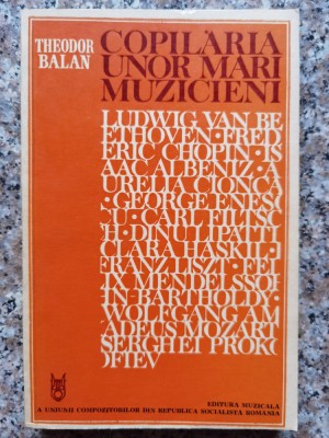 Copilaria Unor Mari Muzicieni - Theodor Balan , B306 foto