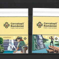ROMANIA 2023 - CERCETASII ROMANIEI, VINIETA 1 DIN COALA DE POSTA, MNH - LP 2414