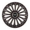 Set 4 Capace Roti, potrivite jantelor de R14, pentru Audi, model dino Negru, Autohelix MSA