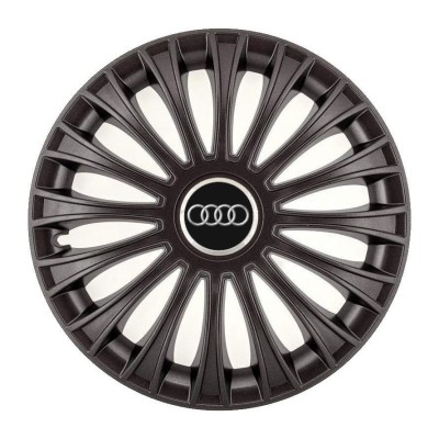 Set 4 Capace Roti, potrivite jantelor de R14, pentru Audi, model dino Negru foto