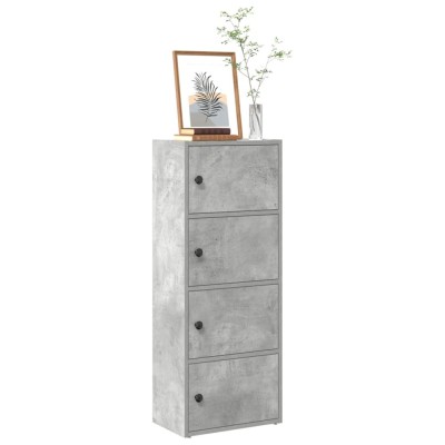 vidaXL Bibliotecă, gri beton, 40x24x102 cm, lemn prelucrat 860376 foto
