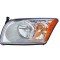 Far DODGE CALIBER (PK), 06.2006-11.2011/03.2013, partea Stanga, TYC, Tip=USA; tip bec H13+PY27/7W; manual; fara soclu bec; halogen