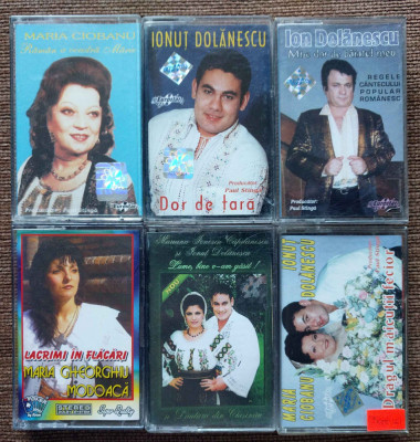 De vanzare viniluri si casete muzica populara foto