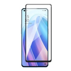 Folie sticla securizata compatibila cu oppo reno7 lite 5g, cfp1, case friendly, full glue, lipire completa, 9h, bro, negru
