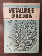 METALURGIE FIZICA-NICOLAE GERU foto