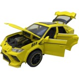 Macheta replica Lamborghini Urus galben deschide 4 usi, prtbagaj si capota, lumini si sunete bf2023