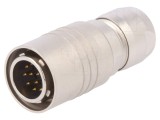 Conector circular HR10 push-pull mufă aurită 12 pini