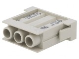 Conector HDC Tată 3-PIN 40A 600V Gri