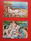 GUINEA ECUATORIALĂ, RENOIR - COLIȚE ȘTAMPILATE