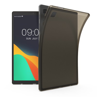 Husa pentru tableta Samsung Galaxy Tab A7 Lite, Kwmobile, Negru/Transparent, Silicon, 55146.01 foto